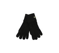 Coach Women's Cable Knit Glove, Black, One Size