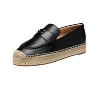 Coach Women's Camilla Espadrille Sandal, Black, 6 UK