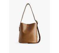 Coach Womens Coach Bleecker Leather Bucket Bag Muted Olive