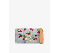 Coach Womens Coach Cherry Tabby 26 Denim Shoulder Bag Denim Multi