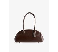 Coach Womens Coach Empire 34 Leather Carryall Bag Maple