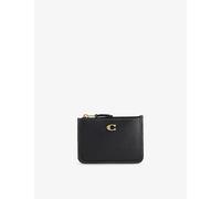 Coach Womens Coach Essential Mini Leather Card Holder B4/Black