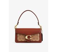Coach Womens Coach Tabby 20 Canvas and Leather Shoulder Bag Tan/Rust