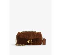 Coach Tabby Shoulder Bag Leather 26 cm brown