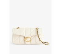 Coach Tabby Shoulder Bag Leather 20 cm beige