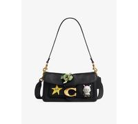 Coach Womens Coach x Brain Dead Burnished Soft Tabby 26 Leather Shoulder Bag Black