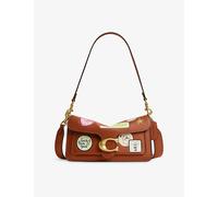 Coach Womens Coach x Brain Dead Soft Tabby 26 Burnished Leather Shoulder Bag Amber Brown