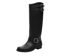 Coach Women's Daria Moto Boot Industrial Shoe, Black, 8 UK