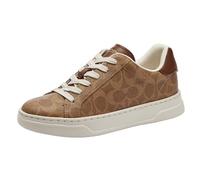 COACH Women's High Line Update Sneaker, Brown Khaki, 4 UK