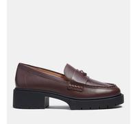 Coach Women's Leah Leather Loafers - Maple - UK 4