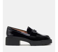 Coach Women's Leah Patent Leather Loafers - UK 3