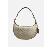Coach Women's Leather Shoulder Bag with Zip Closure Women - Champagne Gold - Brown - Size: ONE size