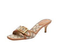 Coach Women's Margot Sandal Platform, Cocoa/Burnished Amber, 5.5 UK