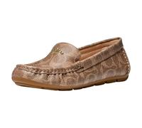 Coach Women's Marley Leather Driver Driving Style Loafer, Tan, 3.5 UK