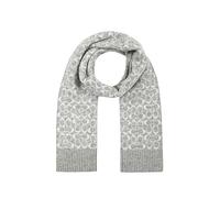 Coach womens Metallic Signature C Jacquard Scarf, Chalk, One Size