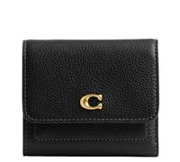 Coach Women's Mila Small Flap Accessory-Travel Wallet, B4/Black, One Size, B4/BLACK, One Size