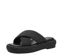 Coach Women's Penelope Signature C Sandal Platform, Black, 5.5 UK