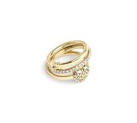 COACH Women's Quilted Heart Ring Set