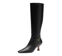 Coach Women's Raquel Boot Uniform Dress Shoe, Black, 7 UK