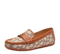 Coach womens Sculpted C Driver in Signature Textile Jacquard, Cocoa/Burnished Amber, 9 UK