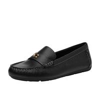 Coach Women's Sculpted C Driver Loafer, Black, 9 UK
