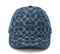 Coach Women's Signature C Denim Baseball Hat, Denim, XS/S