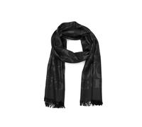 Coach Women's Signature C Oblong Scarf, Black, One Size