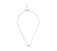 Coach Women's Signature Quilted Tube Pendant Necklace, One Size, Brass, No Gemstone