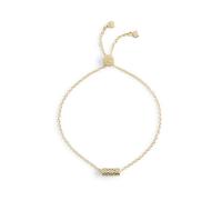 Coach Women's Signature Quilted Tube Slider Bracelet, One Size, Brass, no gemstone