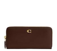 Coach Women's Slim Accordion Zip Foldable Purse, B4/Maple, 19.6 x 1.0 x 9.2 cm