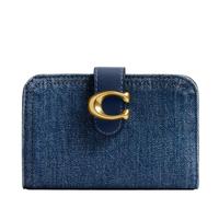 Coach Women's Denim Tabby Accessory-Travel Wallet, B4/Deep Blue, One Size, B4/Deep Blue, One Size