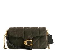 Coach Women's Tabby Chain Crossbody 19, Olive Suede, One Size