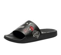 Coach Women's Udele Sport Slide with Sketch Print Platform, Black, 6 UK