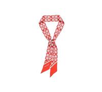 COACH womens Vintage Signature C Printed Silk Skinny, Sport Red, One Size