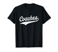 Coaches - Retro Collegiate Nostalgic Sports University Style Value Graphic T-Shirt, Men, Black, M