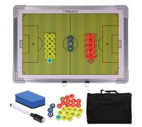 Coaches Tactical Board, Magnetic Soccer Football Board, Portable Clipboard Coaching Strategy Tactics Tactical Kit(Green)