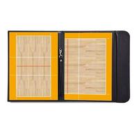 Coaches Tactical Board, Portable Basketball Magnetic Tactics Strategy Board Dry Erase Coaching Marker,Coaches Clipboard Kit with Player Markers & Pen(Volleyball)