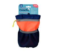 Coachi Pro Train & Treat Bag | Navy & Coral | Extra Large Storage, Secure Attachment Options, Zipped Pocket, Magnetic Closure. Suitable for Dog Walking & Training