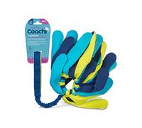 The Company of Animals Tuggi Spider Dog Toy – Bungee Tug-of-War, For Puppies – Navy/Lime/Light Blue
