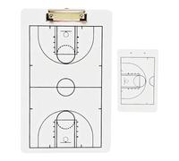 Coaching Writing and Training White Double Sided PVC - Basketball Paperweight White Dry Erase PVC Dry Erase