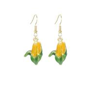 coadipress Corn Earrings for Women Charm Handmade Corn on the Cob Hoop Earrings Lifelike Statement Earrings Thanksgiving Fall Plants Foodie Autumn Holiday Jewelry, S, Alloy Steel, No Gemstone