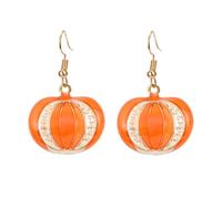 coadipress Red Maple Leaf Earrings for Women Unique Long Pearl Acrylic Fall Autumn Leaves Dangle Drop Season Plant Earrings Christmas Thanksgiving Jewelry, Acrylic, No Gemstone