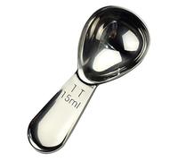 CoaGu Measuring Spoons Coffee Scoop Short Handle 18/8 Stainless Steel Tablespoon Exact Pack (1, 1x15ml)