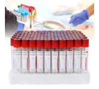 Coagulation Tubes, No Additive PET Material for Venous Blood Collection and Centrifuge Use, Compatible with Vacutainer Tube Sets, 10ml