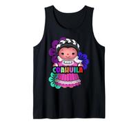 Coahuila Mexico Muñeca Lelé, Handmade Mexicans Rag Doll Tank Top