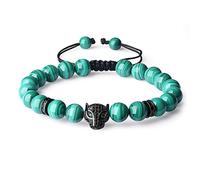 COAI Malachite Leopard Stone Bracelet for Women Men