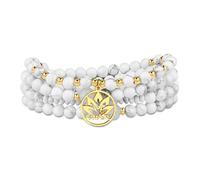 COAI Namaste 108 Beads Howlite Crystal Bracelet Necklace