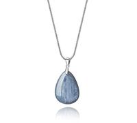 COAI Teardrop Kyanite Blue Crystal Necklace for Women