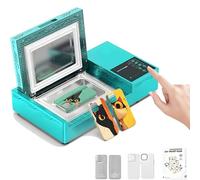 COAKUE 180°C Fast Heat Sublimation Kit, Professional 3D Phone Case Heat Press Machine, Phone Case Heat Press Machine with 2 Moulds for DIY Custom Cases OnlyMachine-100PCS