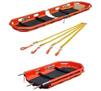 COAKUE Emergency Air PE Basket Stretcher, Stainless Steel Basket Emergency Stretcher Basket,with Lifting Bridle, Detachable Basket Stretcher for Air Sea Mountain Rescue